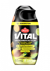 Marli Vital Vedenmaustaja Sitruuna, lime & appelsiini 65&nbsp;ml +&nbsp;C- ja B12-vitamiinit &&nbsp;pantoteenihappo