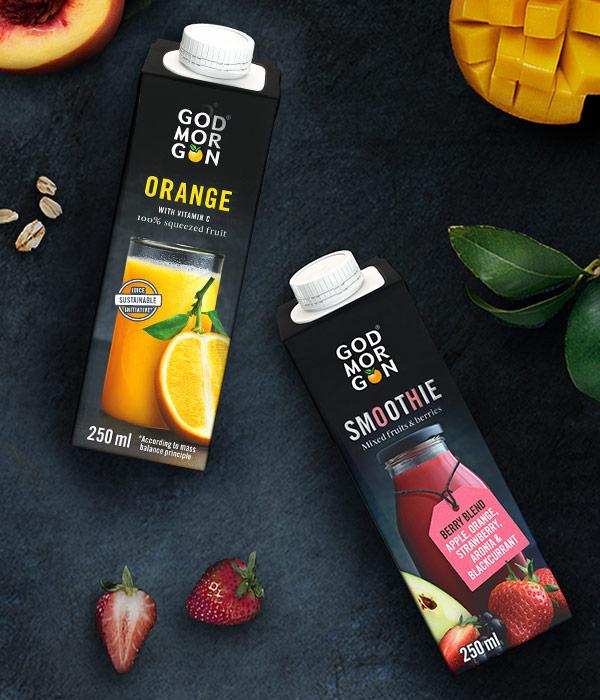 God Morgon® 100 % täysmehut ja smoothiet