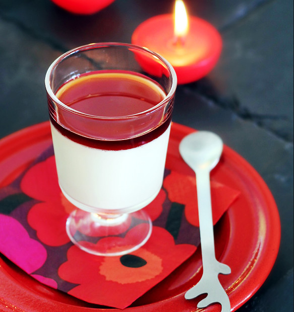 Marli Glögi - Panna cotta ja makea glögisiirappi