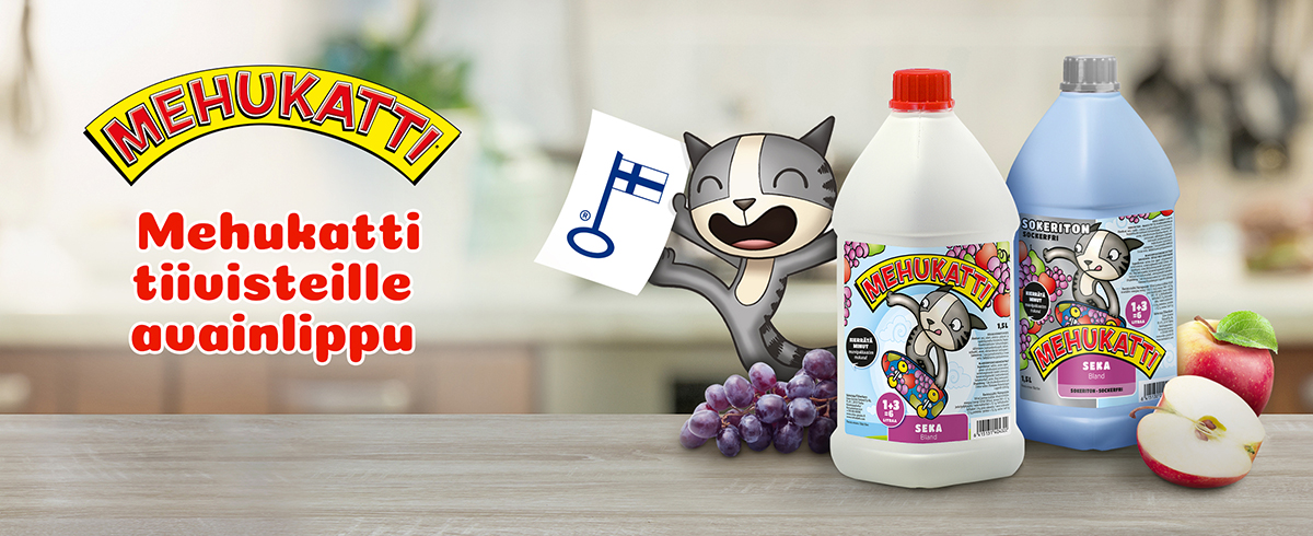 Paperipillit Mehukatti Luomu ja Mehukatti TRIP -pillimehuissa