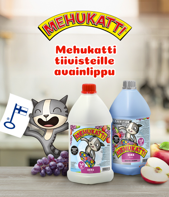 Paperipillit Mehukatti Luomu ja Mehukatti TRIP -pillimehuissa