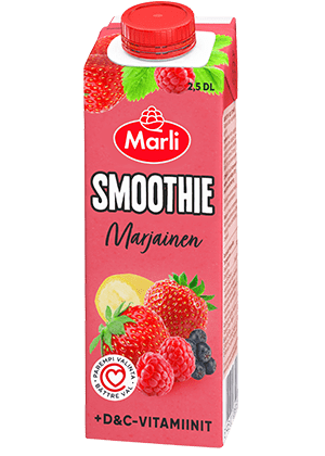 Marli marjainen smoothie + D&C-vitamiinit 0,25L