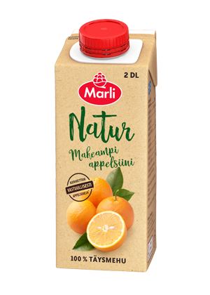 Marli Natur makeampi appelsiinitäysmehu 2 dl