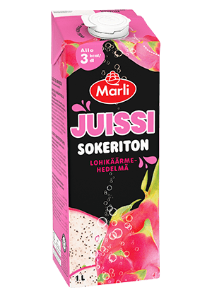 Marli Juissi Sokeriton Lohikäärmehedelmämehujuoma 1L