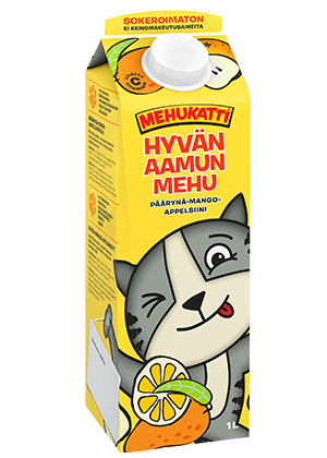 Mehukatti Hyvän aamun mehu päärynä-mango-appelsiini 1 L