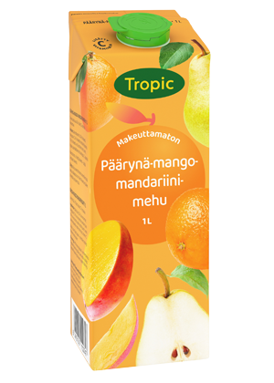 Tropic Päärynä-mango-mandariinimehu 1 L