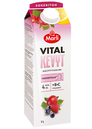 Marli Vital Kevyt Multivitamiini + B&C-vitamiinit 1 L