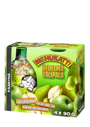 Mehukatti Hedelmävälipala Päärynä 4-pack