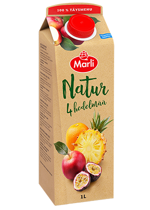 Marli Natur Neljä hedelmää täysmehu 1L