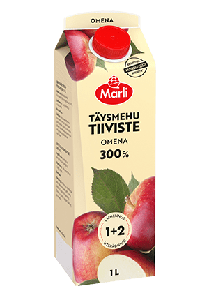 Marli Omenatäysmehutiiviste 300% 1+2 1L