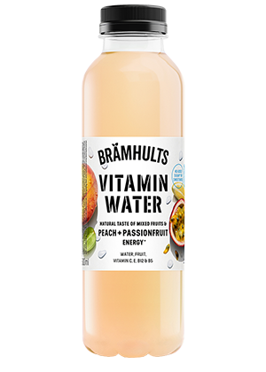 Brämhults Vitamin Water Persikka-passionhedelmäjuoma 0,5 L