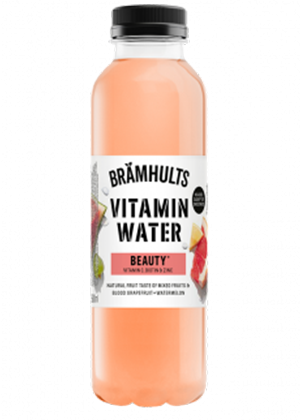 Brämhults Vitamin Water Hedelmä-verigreippi-vesimeloni juoma 0,5 L