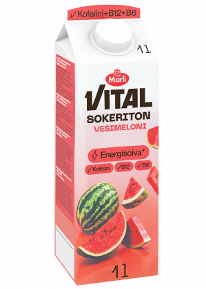 Marli Vital Sokeriton Vesimelonimehujuoma 1 L