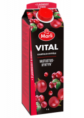 Marli Vital Karpalo-puolukka-rypäle + flavonoidit & sinkki 1 L