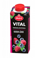 Marli Vital Vadelma-mustikka + kuitu 2 dl