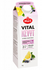 Marli Vital Kevyt Sitrus-mustikka + B6&B12-vitamiinit 1 L