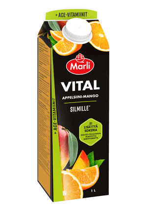Marli Vital ei lisättyä sokeria Appelsiini-mango 1L