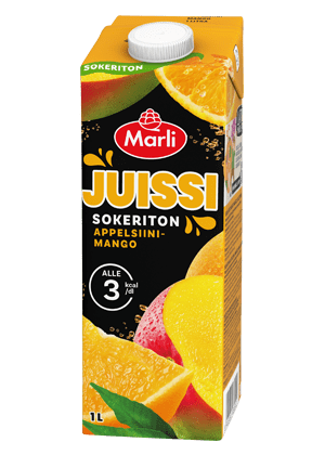 Marli Juissi sokeriton appelsiini-mangomehujuoma 1L