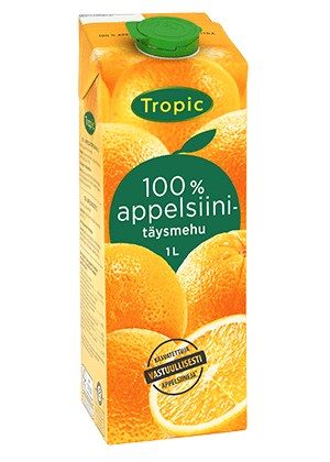 Tropic Appelsiinitäysmehu 1L