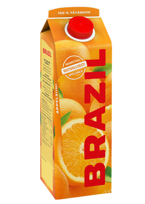 Brazil appelsiinitäysmehu 1 L