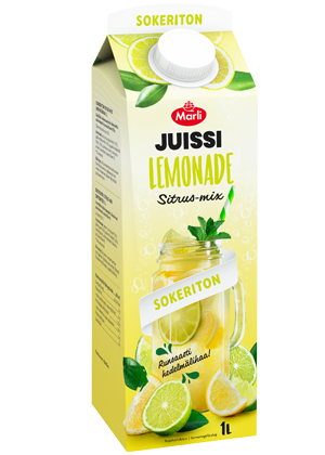 Marli Juissi Lemonade Sokeriton Sitrus mix mehujuoma 1 L