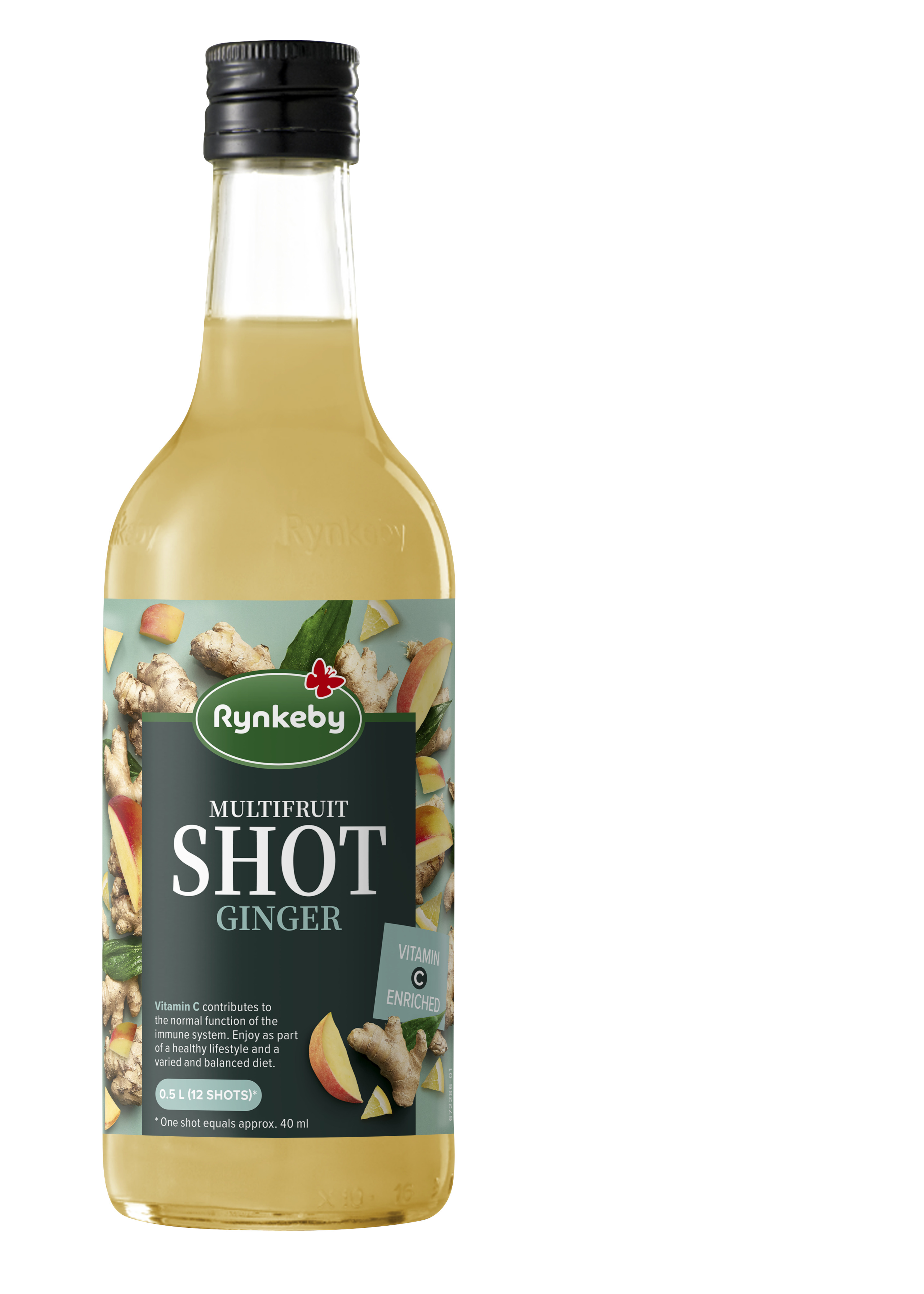 Rynkeby Hedelmä-inkiväärishot Shot 0,5 L