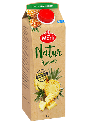 Marli Natur Ananastäysmehu 100% 1L