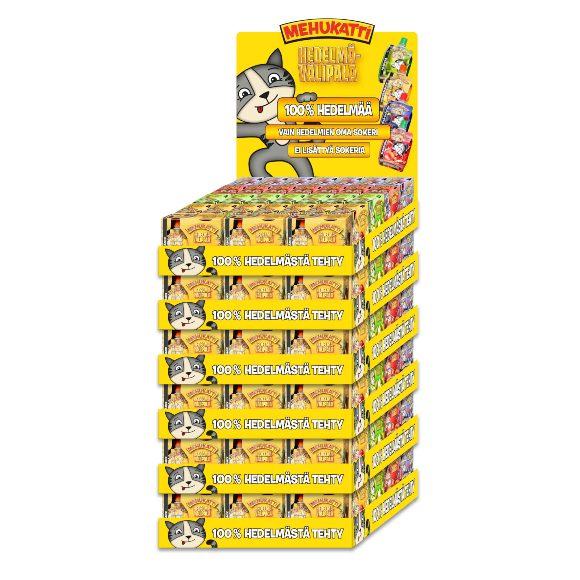 Mehukatti Hedelmävälipala 4x90g sekavarttilava