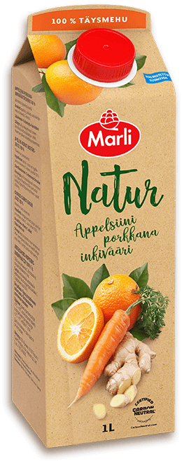 Marli Natur Appelsiini-porkkana-inkivääritäysmehu