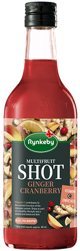 Rynkeby Shot 0,5 L Inkivääri-karpalo