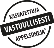 Vastuullisesti kasvatettuja appelsiineja