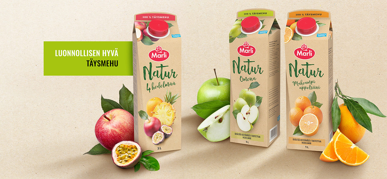 Marli Natur 100 % täysmehut